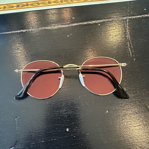 Ray Ban Round Flash Lenses Gold/Copper - Picture 10 of 11